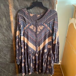 Free People brown dress